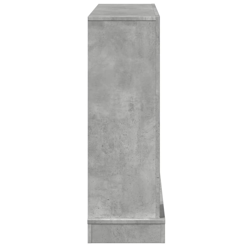 Kaminumrandung Betongrau 100x30x87,5 cm Holzwerkstoff – Bild 5