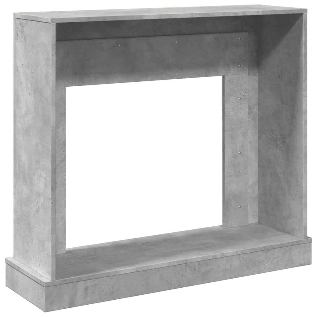 Kaminumrandung Betongrau 100x30x87,5 cm Holzwerkstoff – Bild 6