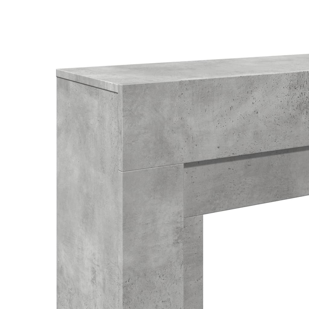 Kaminumrandung Betongrau 100x30x87,5 cm Holzwerkstoff – Bild 7