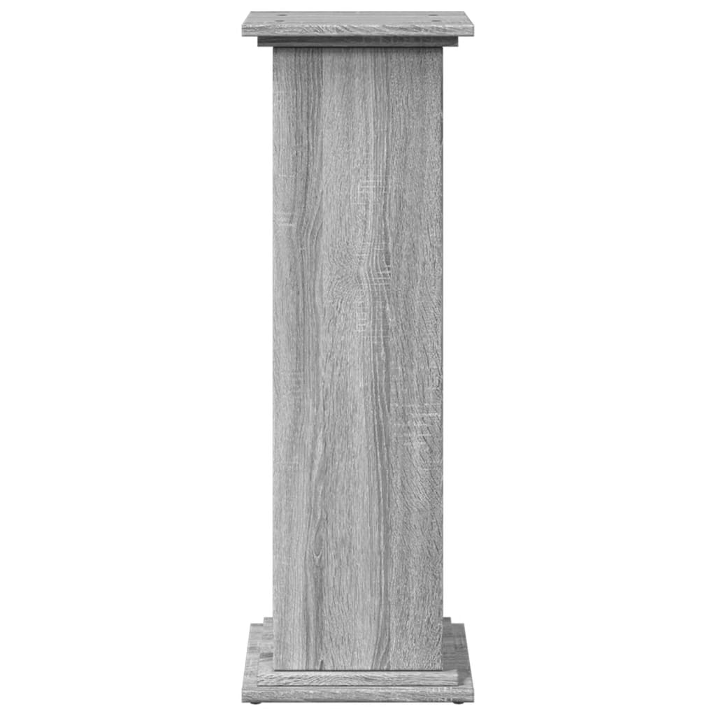 Postament mit Stauraum Grau Sonoma 31x30x90 cm Holzwerkstoff – Bild 5