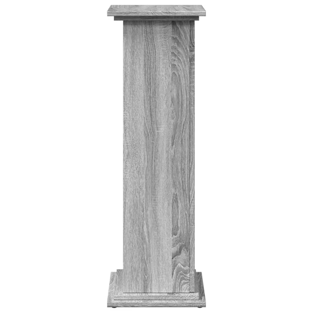 Postament mit Stauraum Grau Sonoma 31x30x90 cm Holzwerkstoff – Bild 7