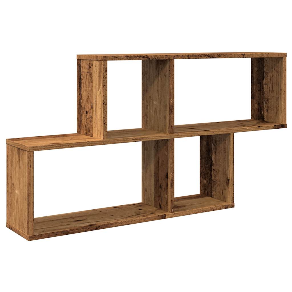 Wandregal Altholz-Optik 100x18x53 cm Holzwerkstoff – Bild 2