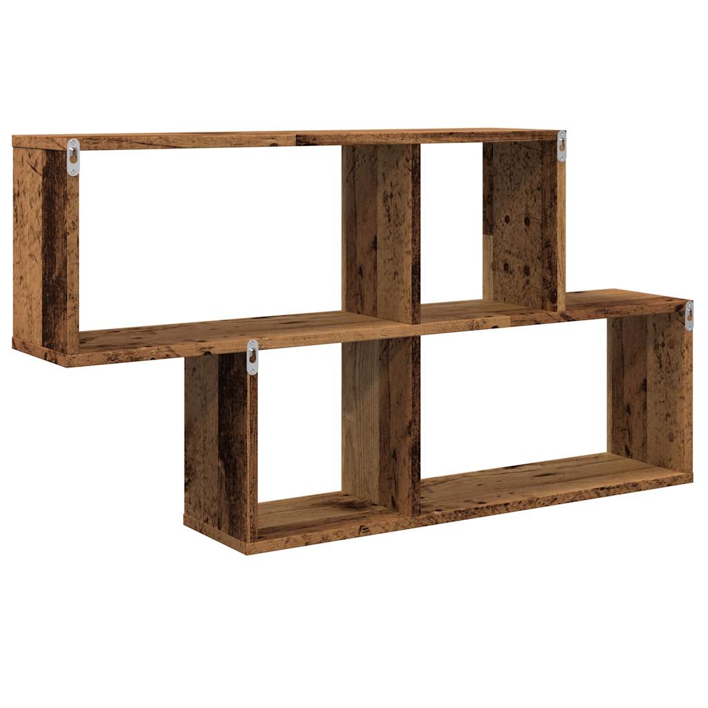 Wandregal Altholz-Optik 100x18x53 cm Holzwerkstoff – Bild 6