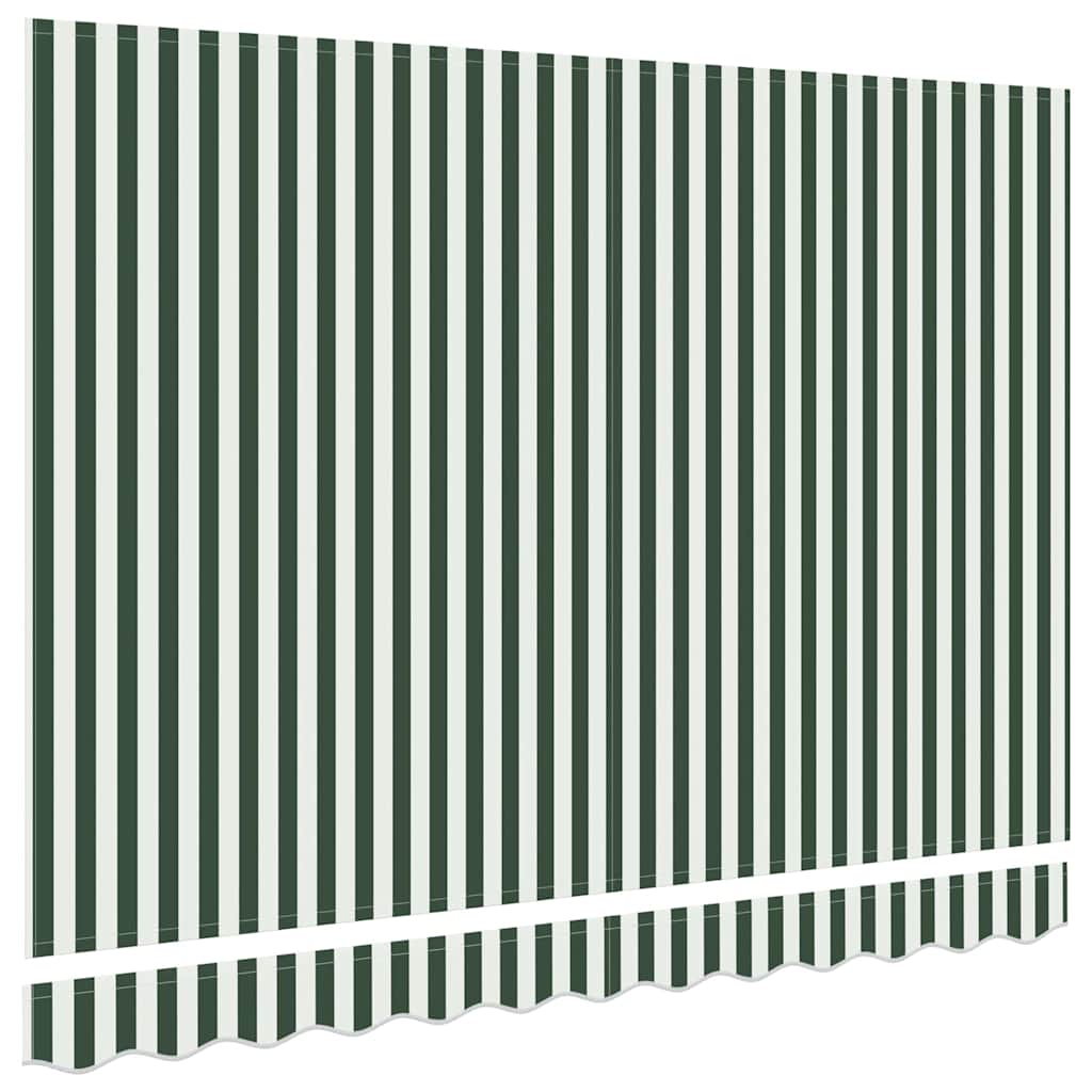Markisenersatzstoff Grün und Weiß 280 x 245 cm Polyester – Bild 4