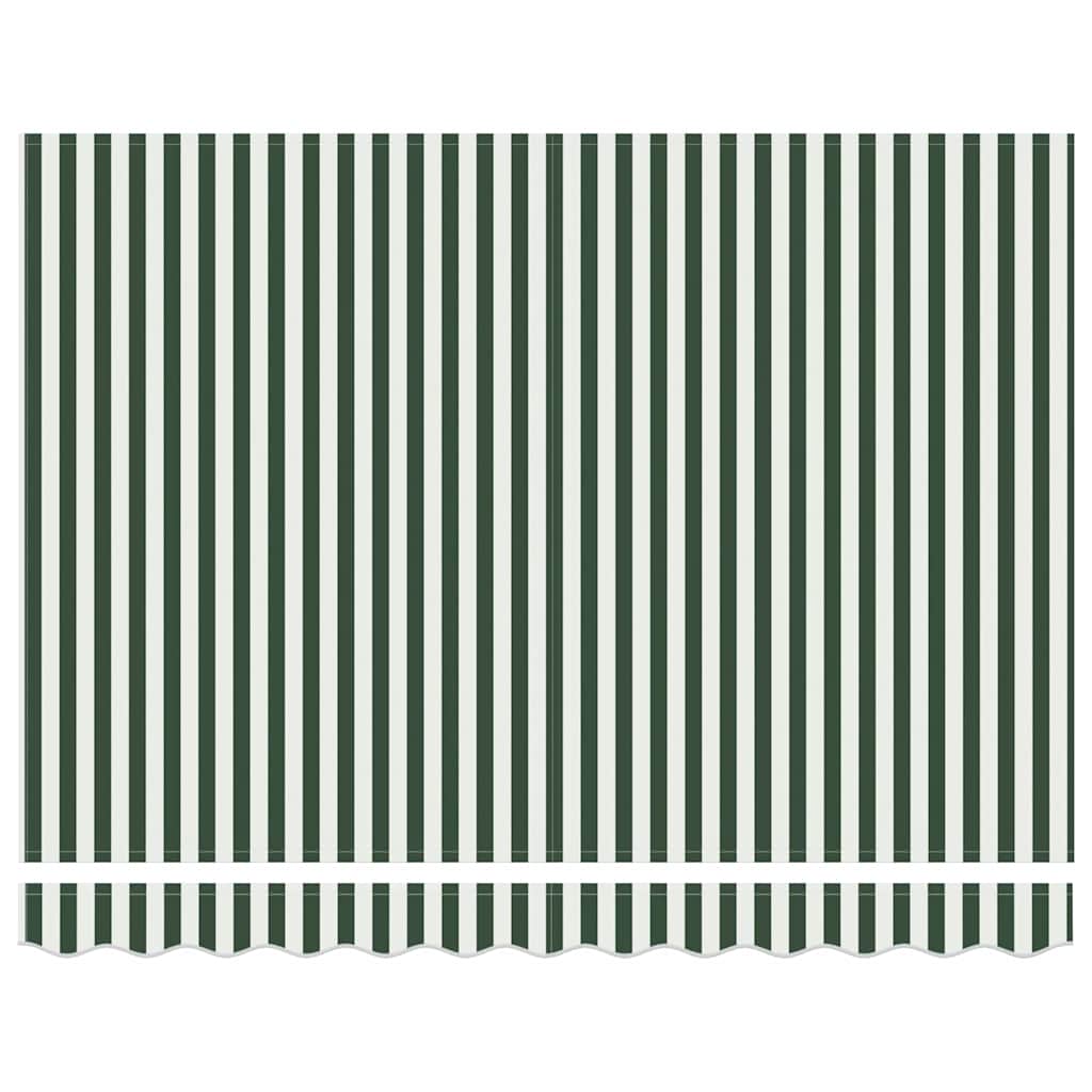 Markisenersatzstoff Grün und Weiß 280 x 245 cm Polyester – Bild 5
