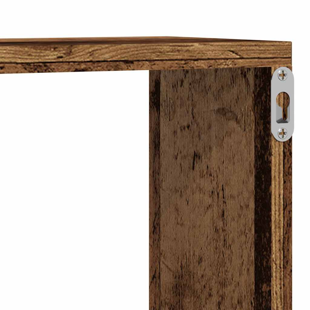 Wandregale Wandhalterung 2 Stk. Altholz 80 x 15 x 26 cm – Bild 11