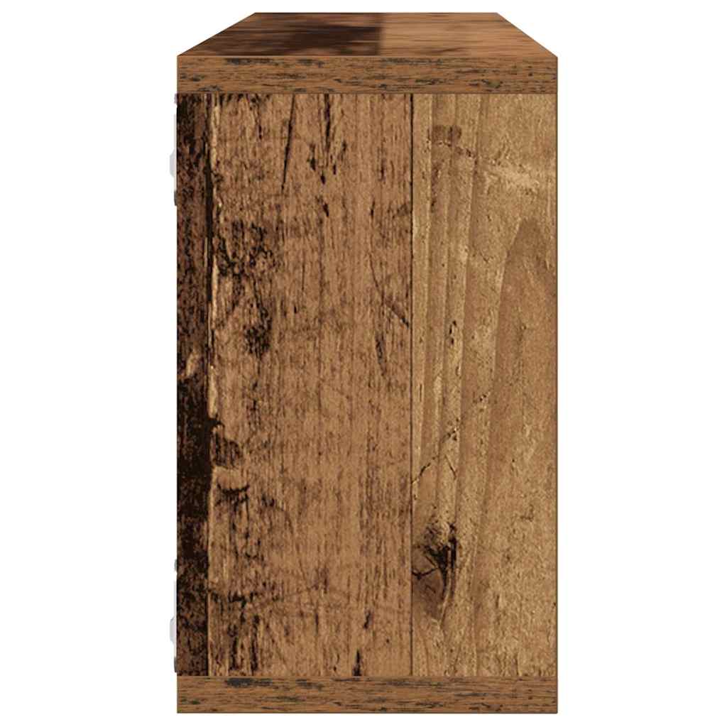 Wandregale Wandhalterung 2 Stk. Altholz 80 x 15 x 26 cm – Bild 9