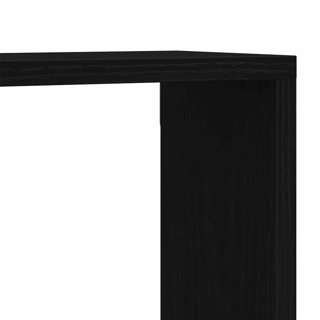 Wandregale Wandhalterung 2 Stk. Schwarz Eichen-Optik – Bild 10