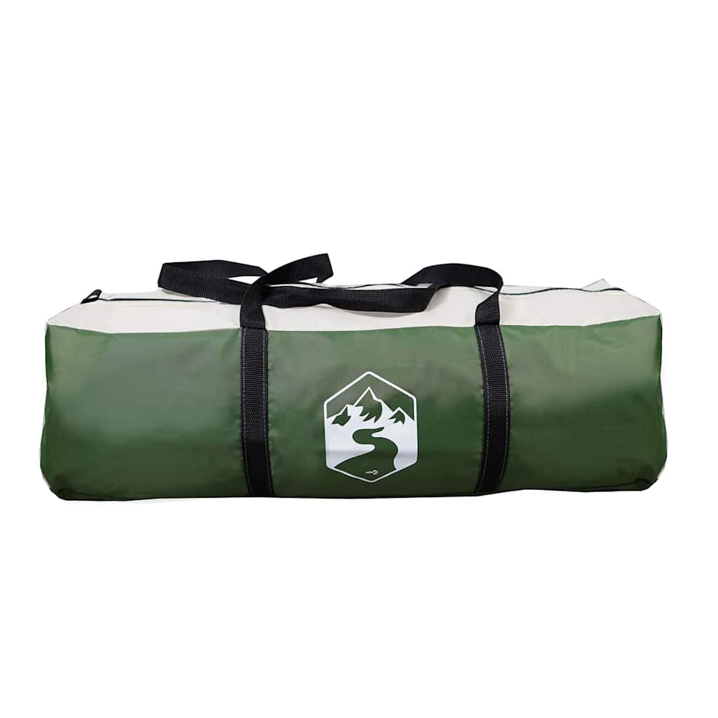 Kuppelzelt 4 Personen 308 x 268 x 130 cm Wasserdicht Grün Taft – Bild 9