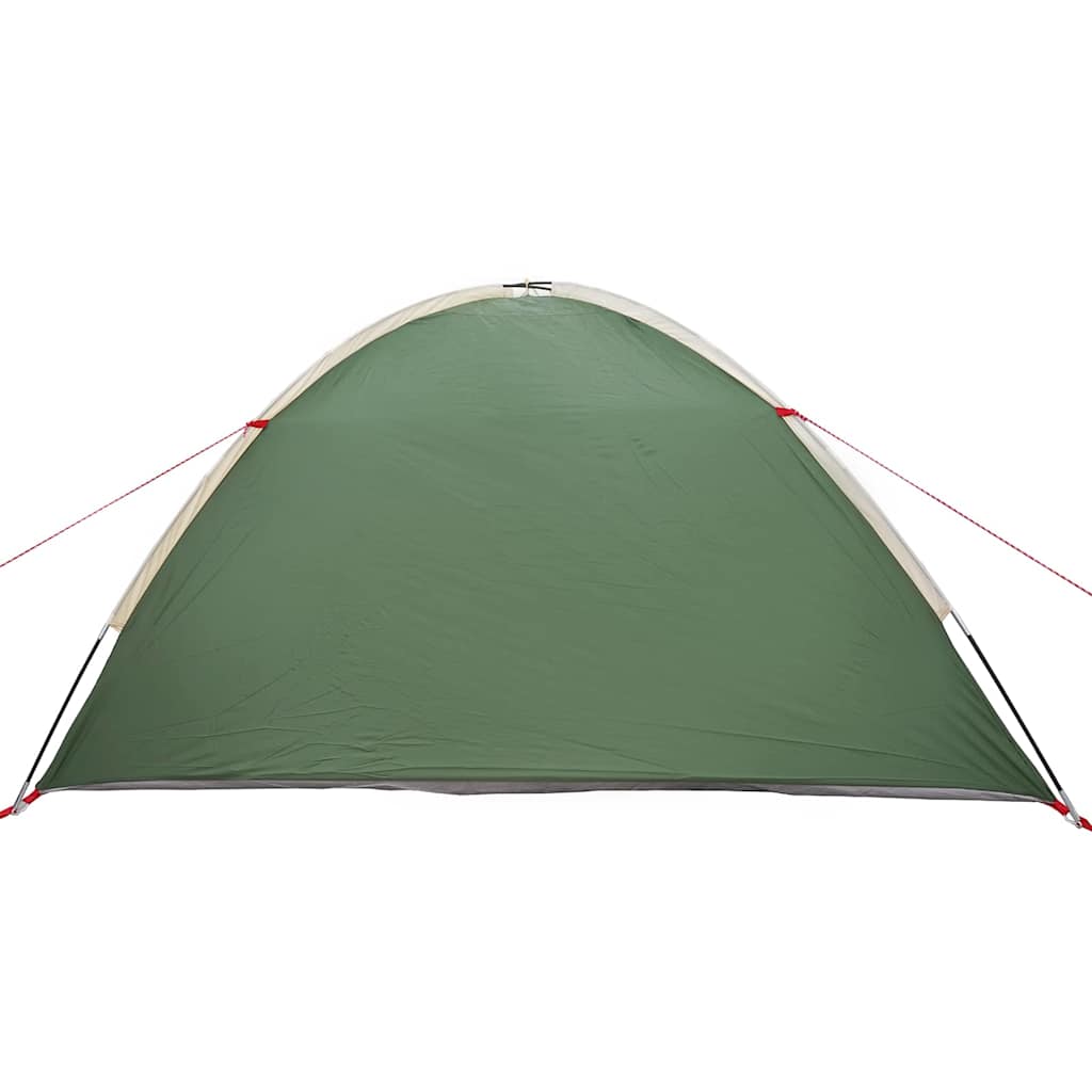Kuppelzelt 4 Personen 308 x 268 x 130 cm Wasserdicht Grün Taft – Bild 6