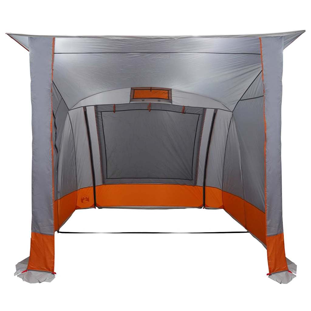 Heckklappenzelt Personen 285 x 255 x 245 cm Grau und Orange – Bild 12