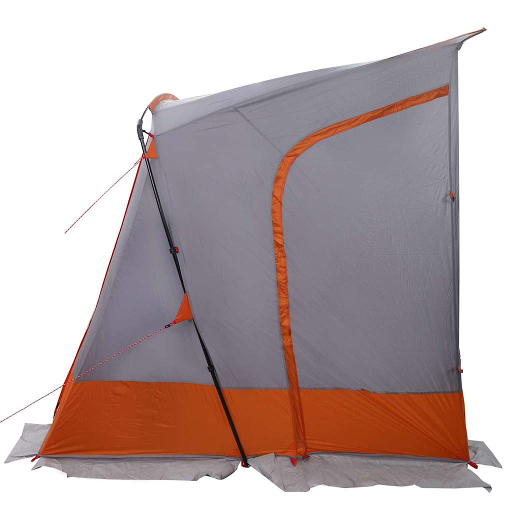 Heckklappenzelt Personen 285 x 255 x 245 cm Grau und Orange – Bild 7
