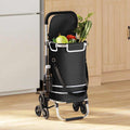 Einkaufswagen Schwarz 47 x 39 x 100,5 cm Oxford-stoff
