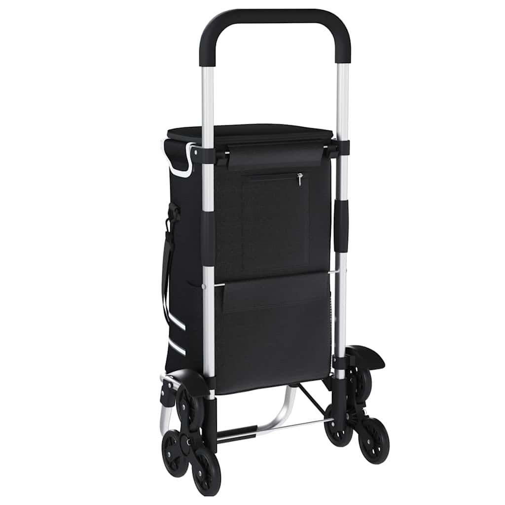 Einkaufswagen Schwarz 47 x 39 x 100,5 cm Oxford-stoff – Bild 10