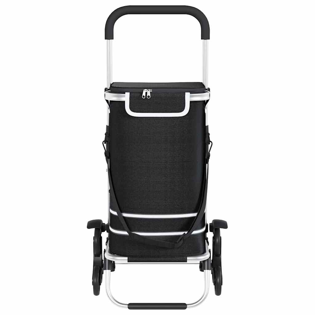 Einkaufswagen Schwarz 47 x 39 x 100,5 cm Oxford-stoff – Bild 8