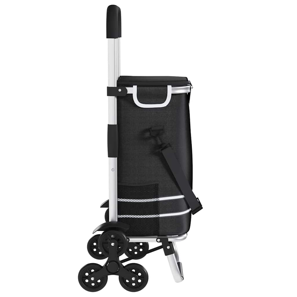 Einkaufswagen Schwarz 47 x 39 x 100,5 cm Oxford-stoff – Bild 9