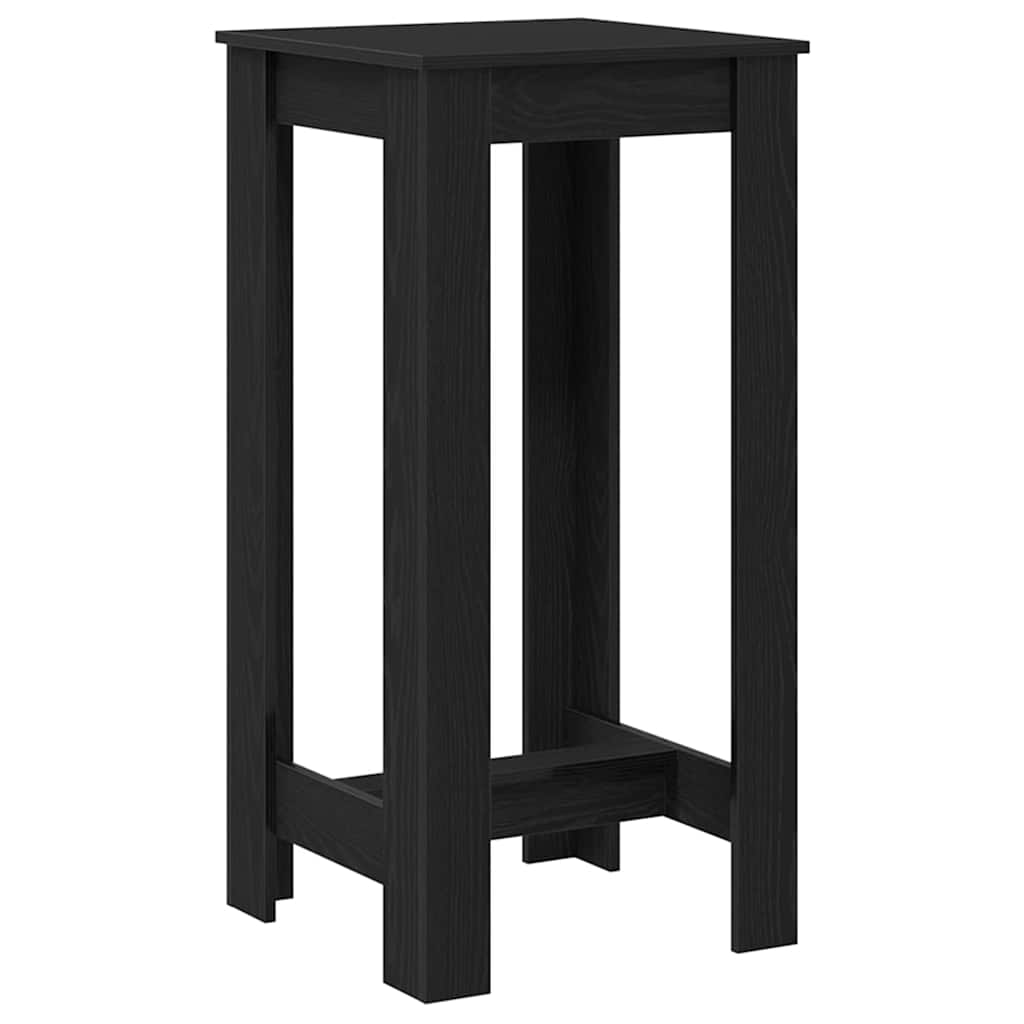 Bartisch 51 x 50 x 103,5 cm Holzwerkstoff Schwarz Eichen-Optik – Bild 2
