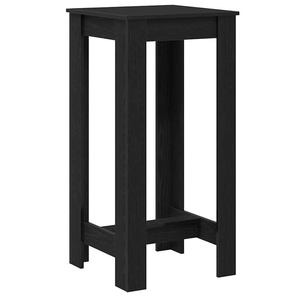 Bartisch 51 x 50 x 103,5 cm Holzwerkstoff Schwarz Eichen-Optik – Bild 5