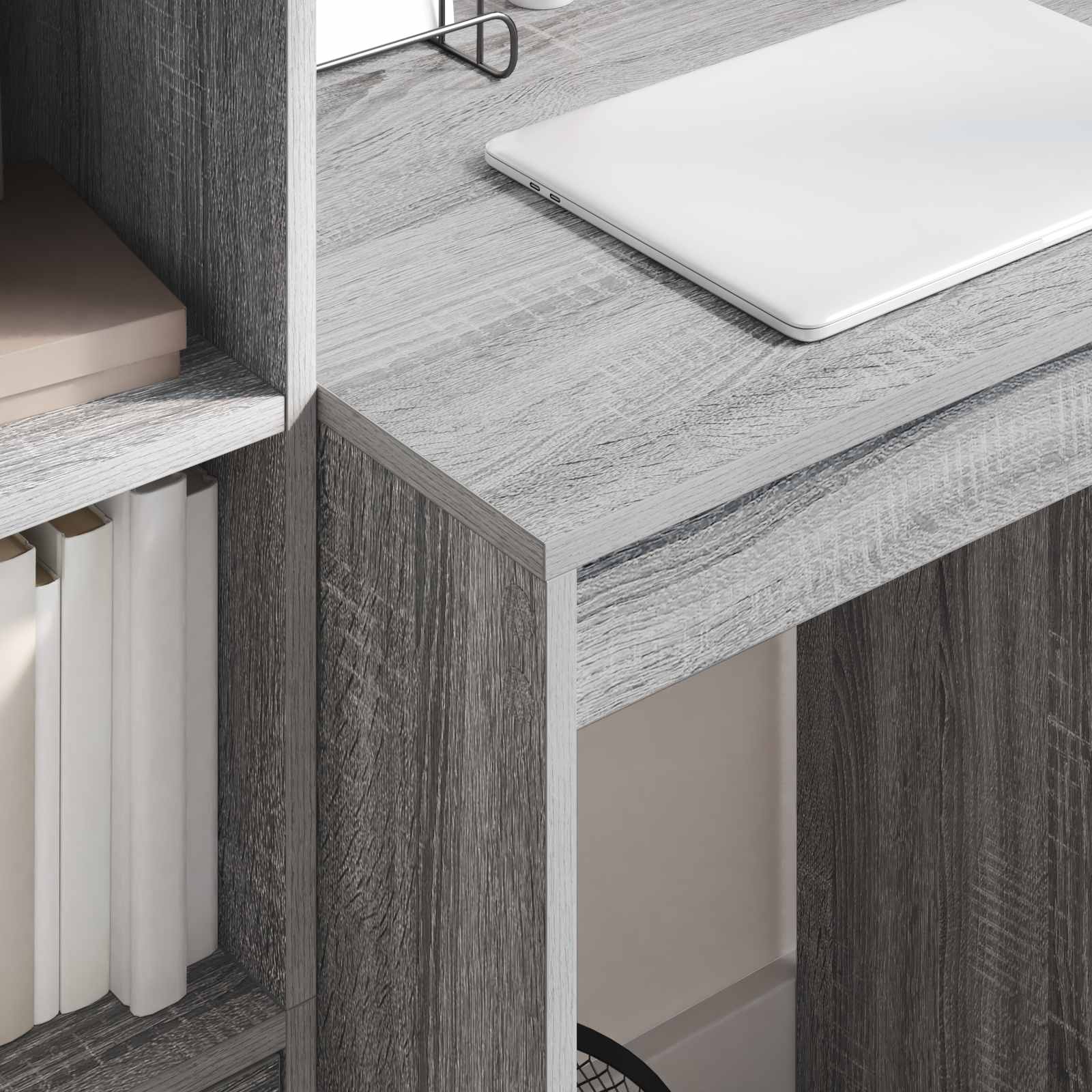 Schreibtisch Graues Sonoma 105,5 x 50 x 127 cm 2 stk. – Bild 4