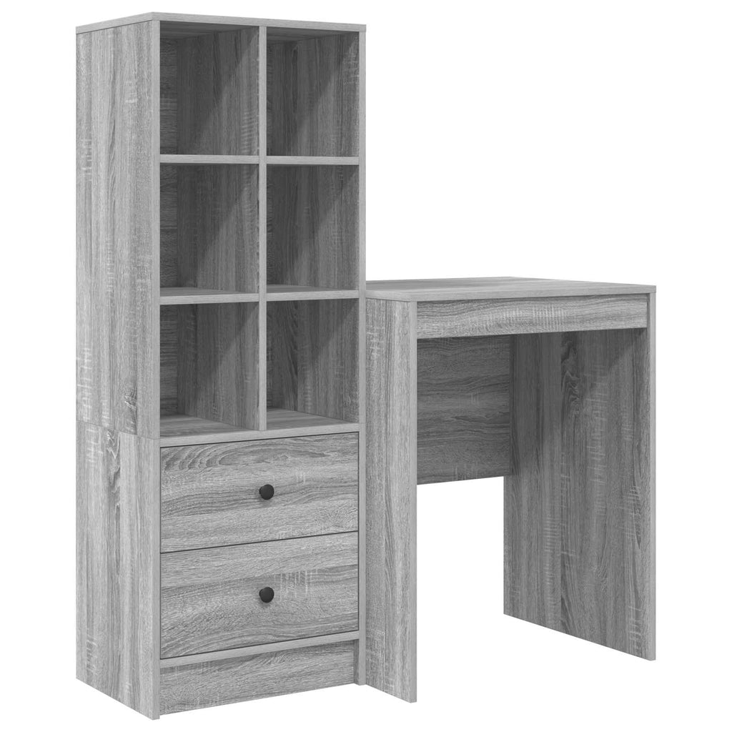 Schreibtisch Graues Sonoma 105,5 x 50 x 127 cm 2 stk. – Bild 2