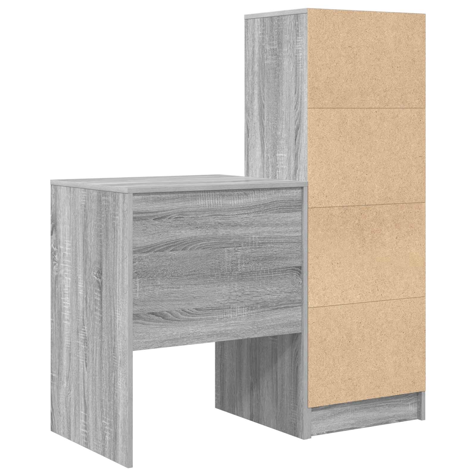 Schreibtisch Graues Sonoma 105,5 x 50 x 127 cm 2 stk. – Bild 9