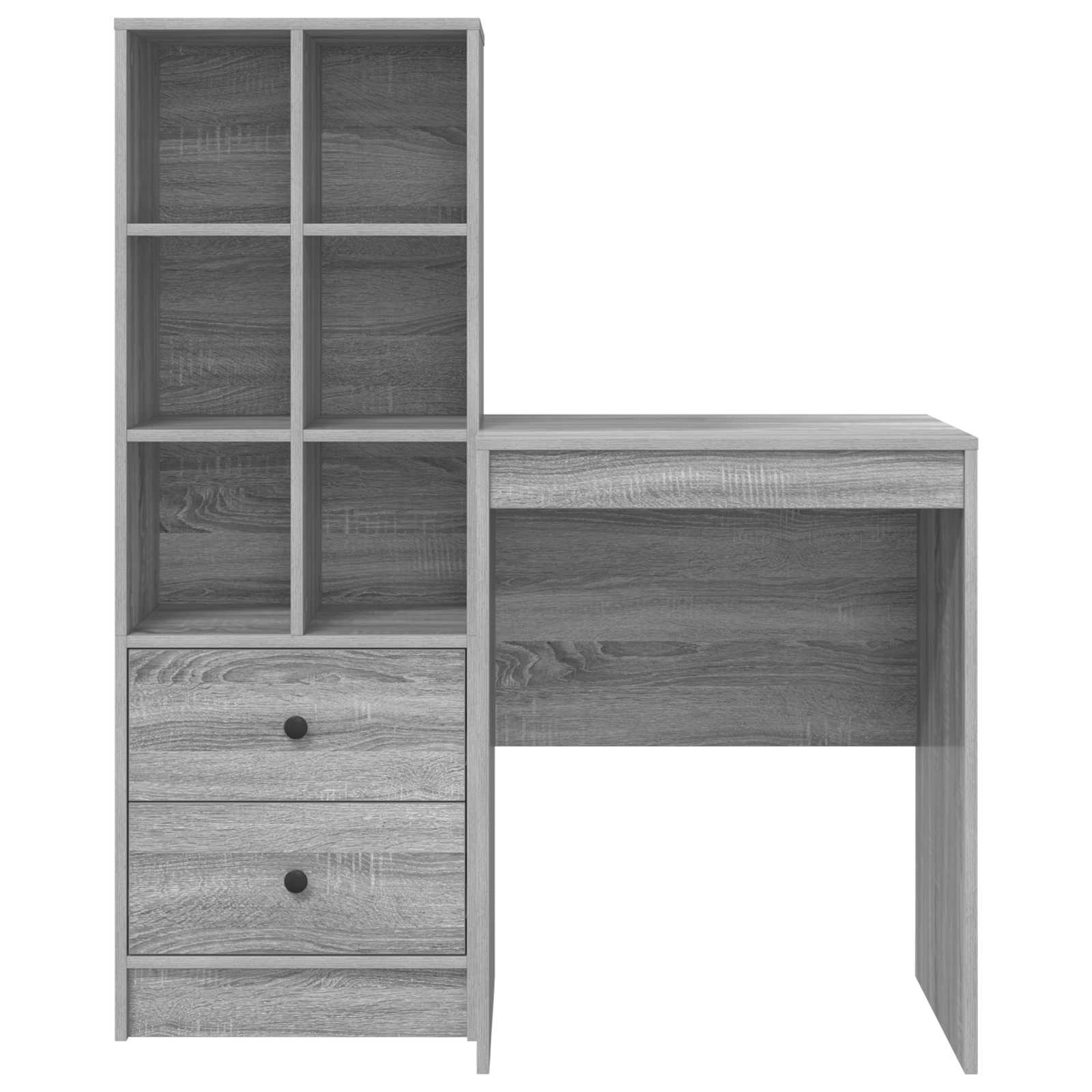 Schreibtisch Graues Sonoma 105,5 x 50 x 127 cm 2 stk. – Bild 8