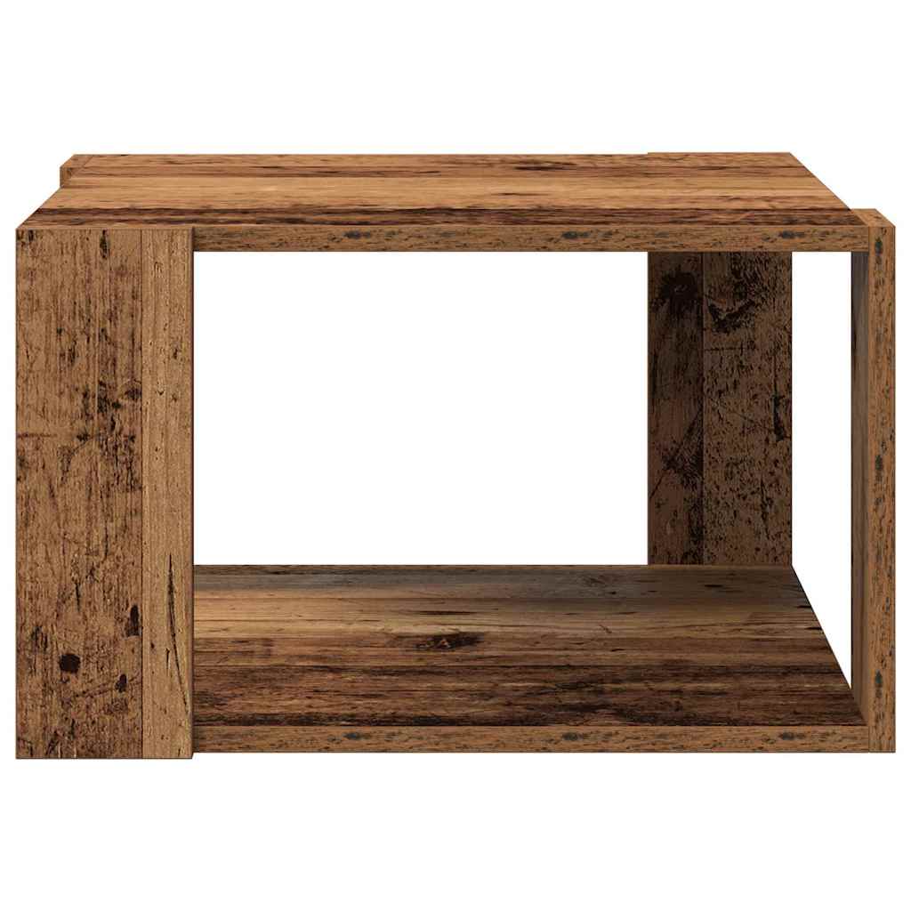 Couchtisch Altholz 51,5 x 51,5 x 30 cm Holzwerkstoff – Bild 5