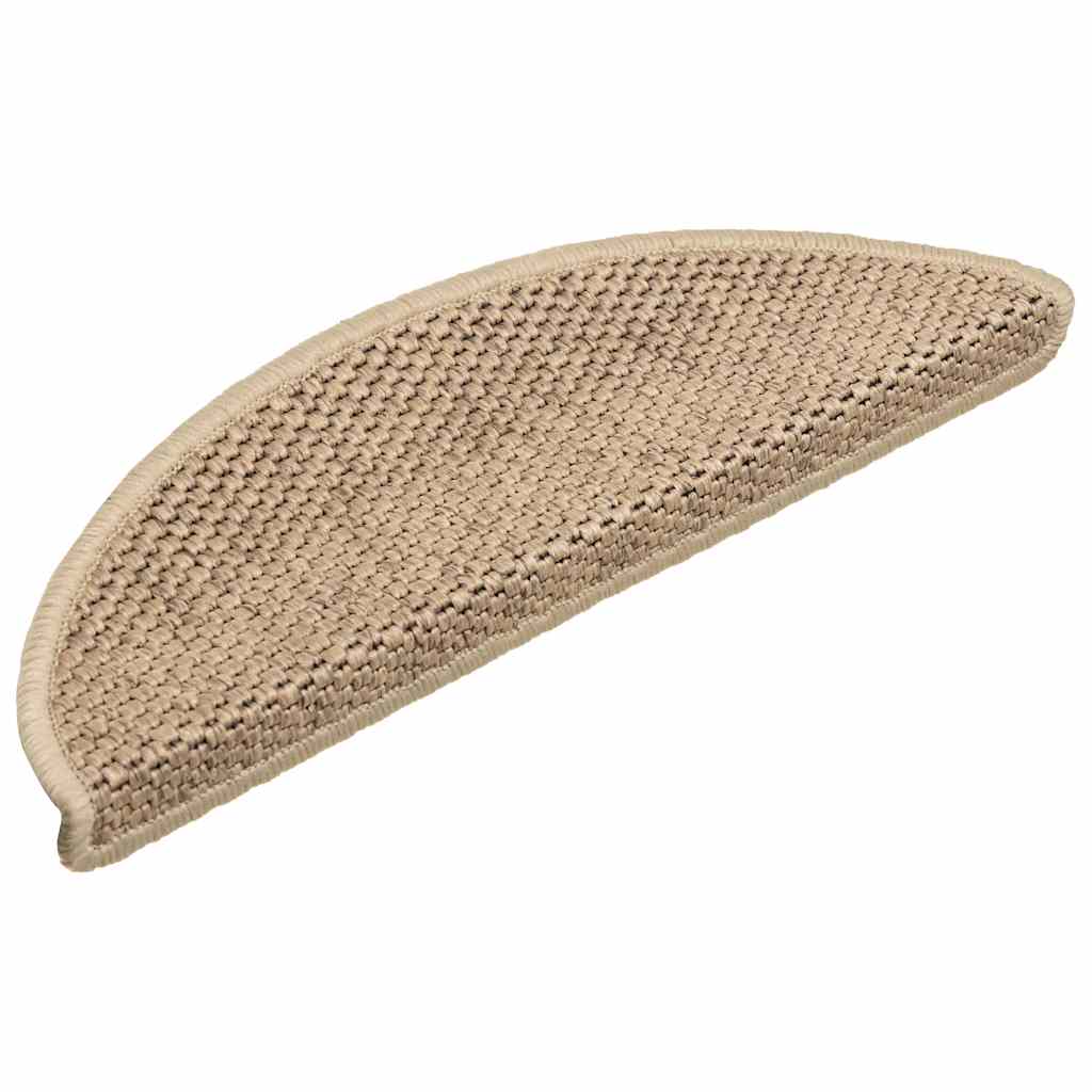 Stufenmatten Selbstklebend Sisal-Optik 30Stk. 56x17x3cm Sand – Bild 2