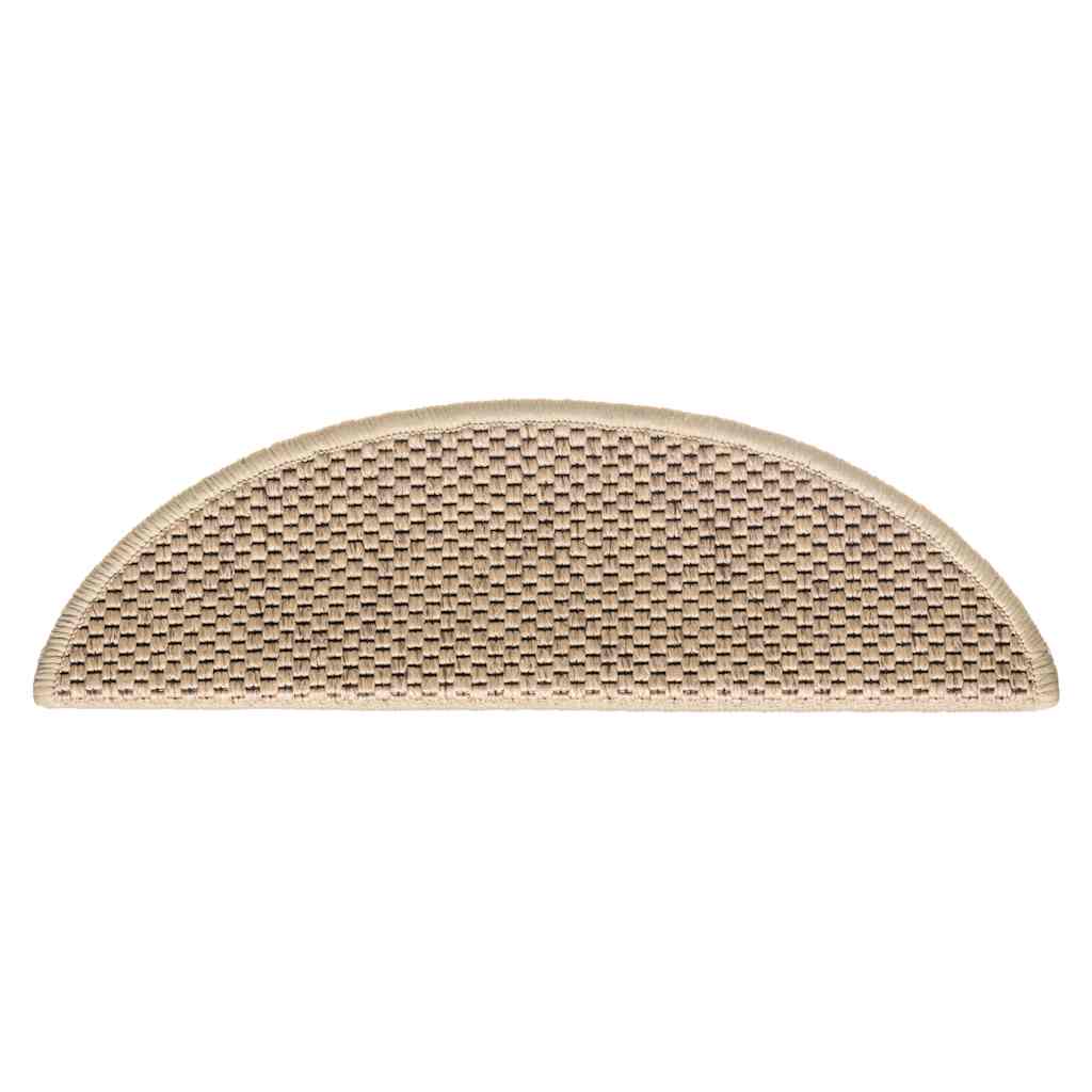 Stufenmatten Selbstklebend Sisal-Optik 30Stk. 56x17x3cm Sand – Bild 5