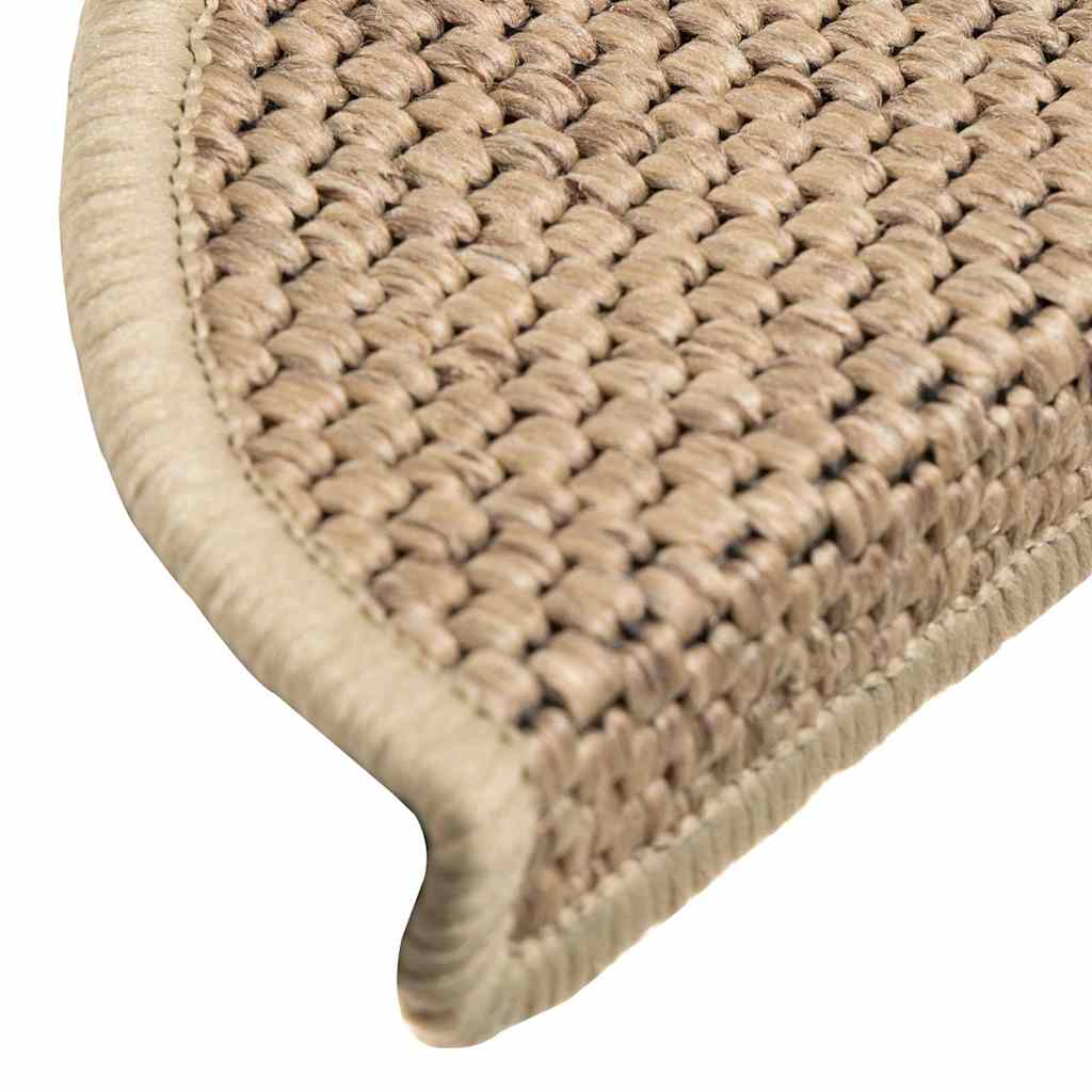 Stufenmatten Selbstklebend Sisal-Optik 30Stk. 56x17x3cm Sand – Bild 7