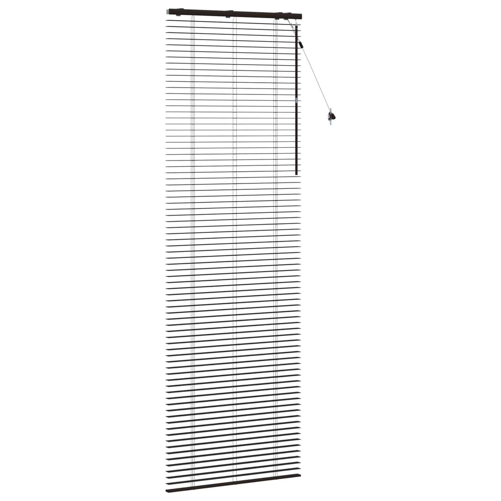 Venezianische Jalousie Dunkelbraun 70 x 250 cm 35 mm – Bild 3