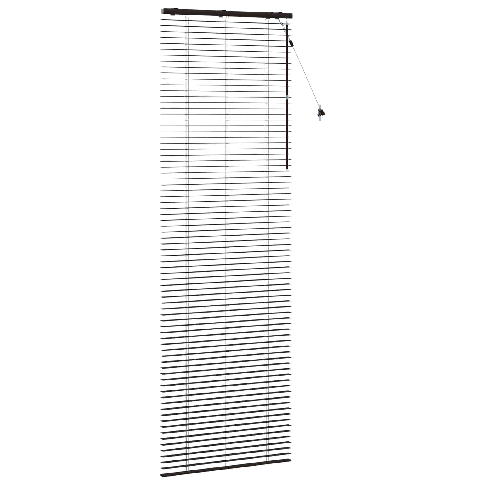 Venezianische Jalousie Dunkelbraun 70 x 250 cm 35 mm – Bild 3