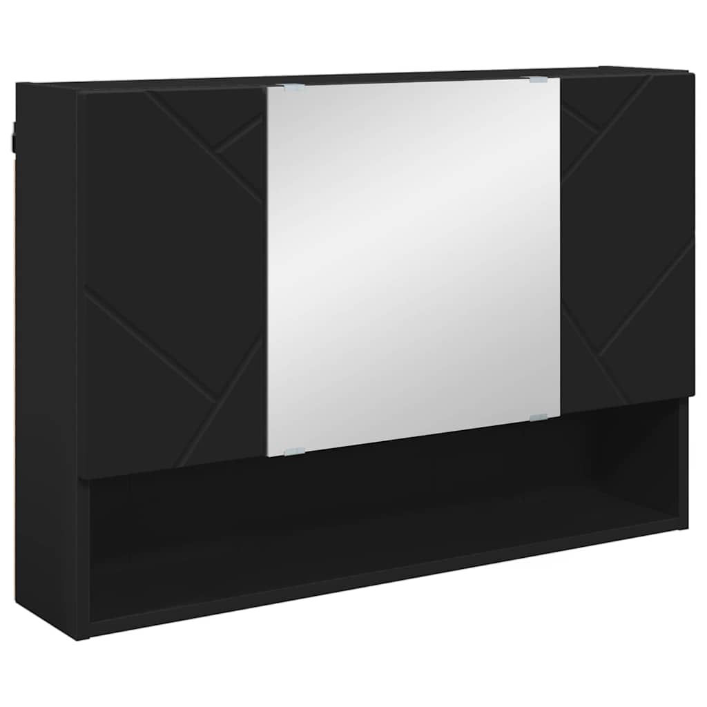 Badezimmermöbel-Set 2 stk. Schwarz 76,5 x 35 x 64 cm – Bild 6