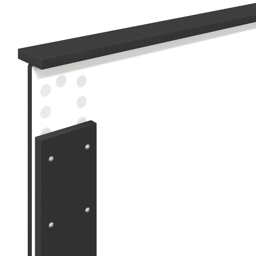 Aufbewahrungsbett Verstellbar Schwarz 90 x 190 cm Holzwerkstoff – Bild 12