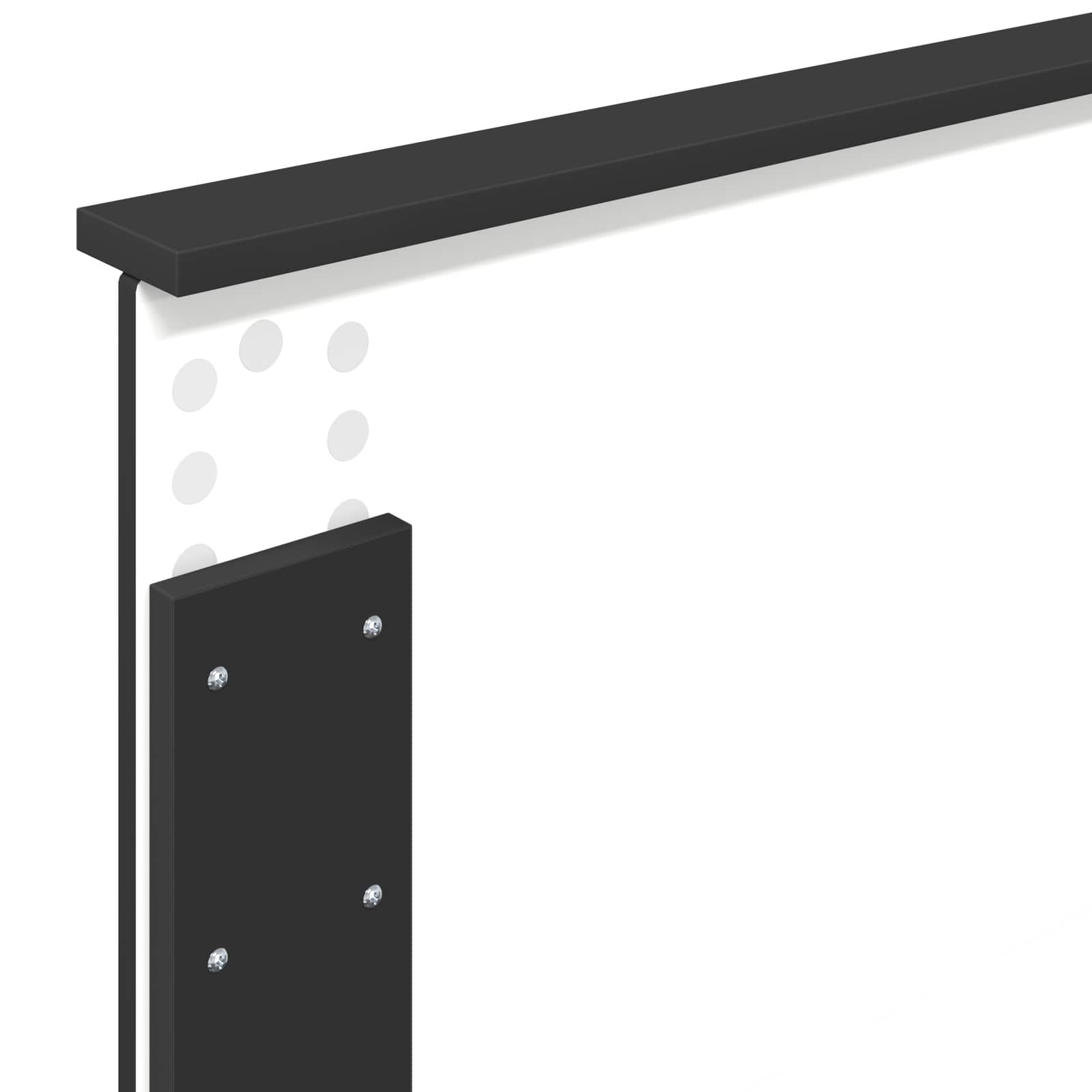 Aufbewahrungsbett Verstellbar Schwarz 90 x 190 cm Holzwerkstoff – Bild 12