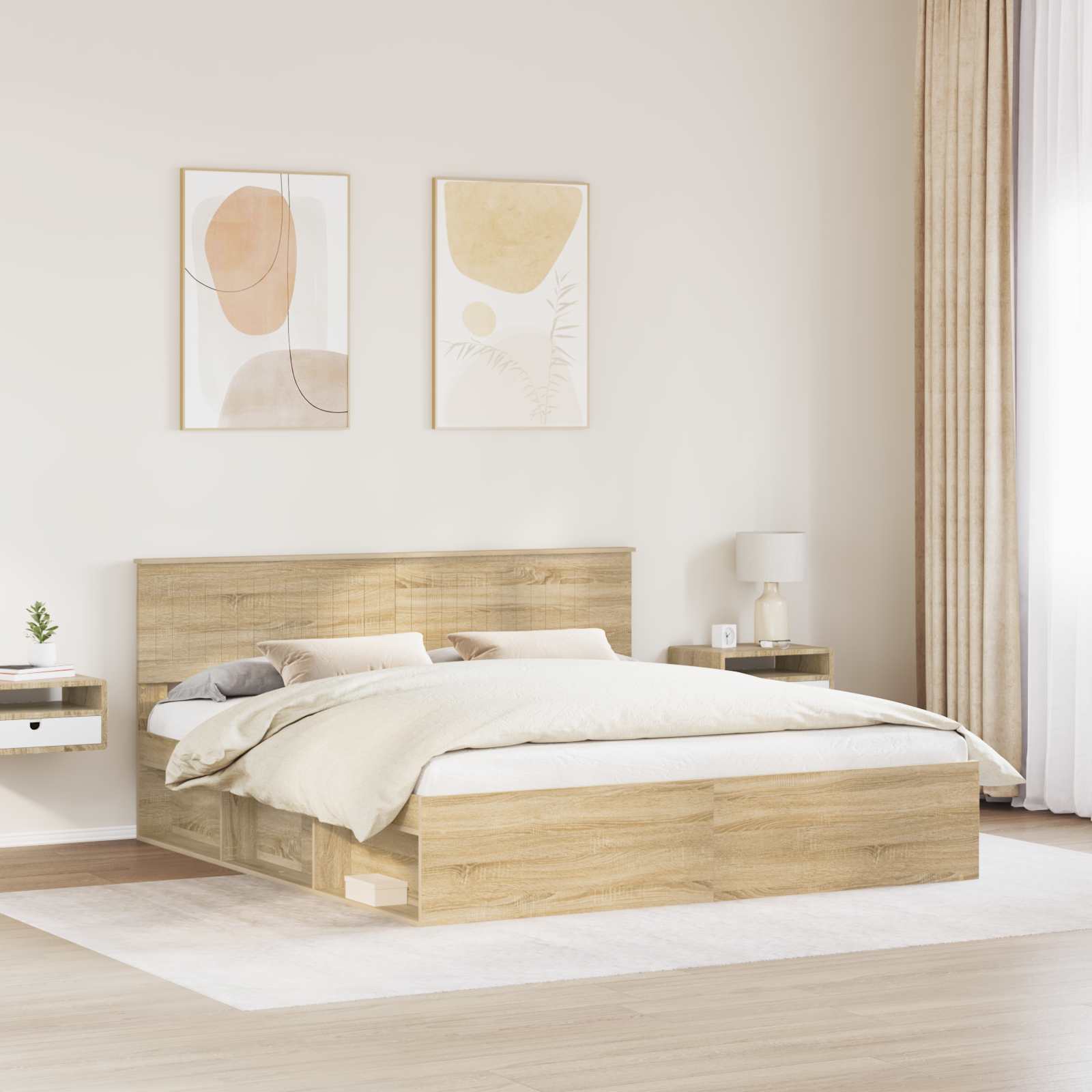 Bettrahmen Sonoma 180 x 200 cm Massives Kiefernholz – Bild 3