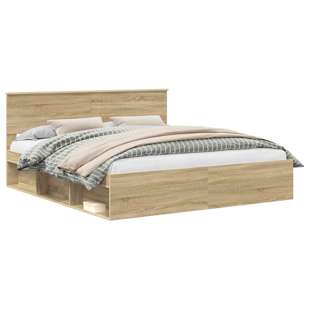 Bettrahmen Sonoma 180 x 200 cm Massives Kiefernholz – Bild 2
