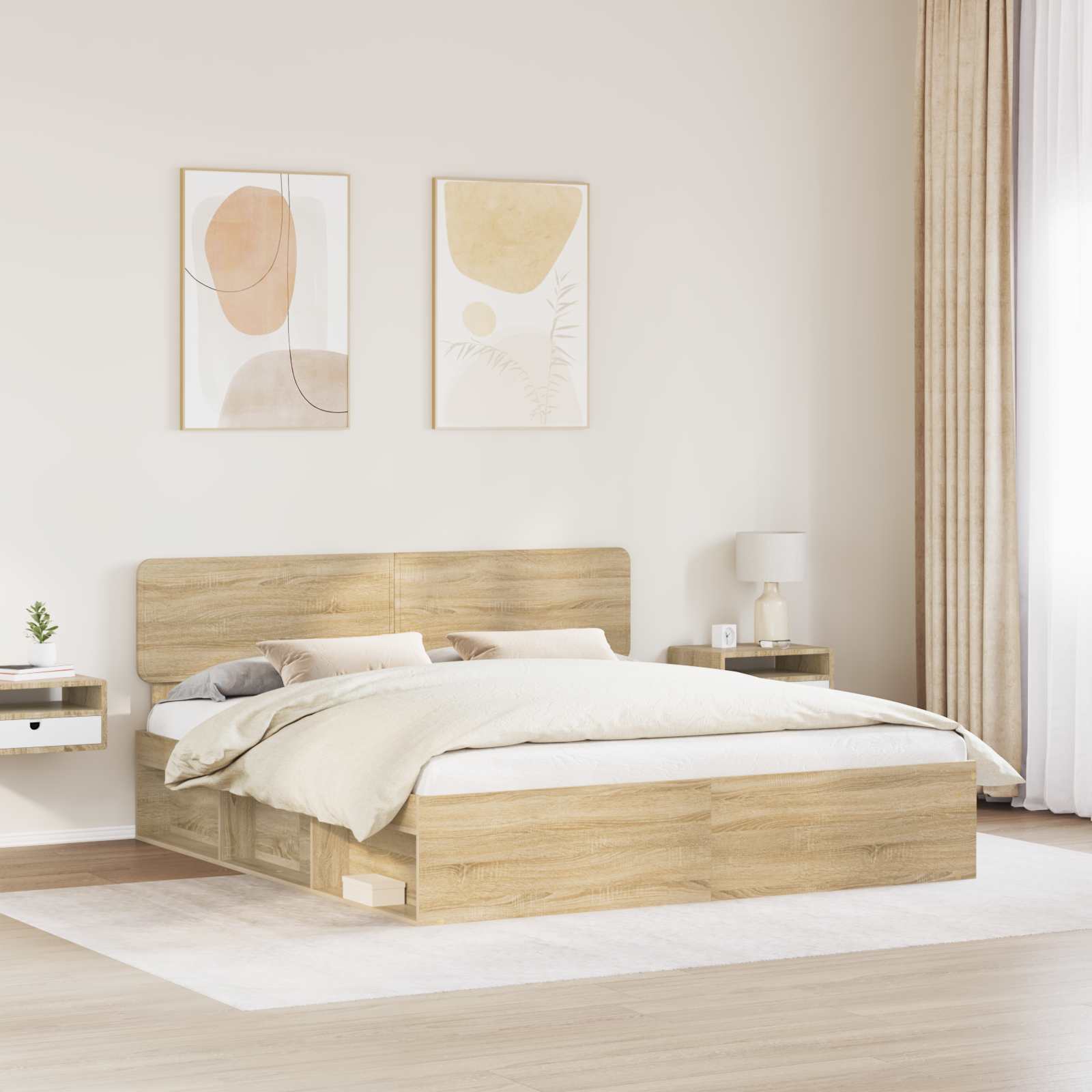 Bettrahmen Sonoma 180 x 200 cm Massives Kiefernholz – Bild 3