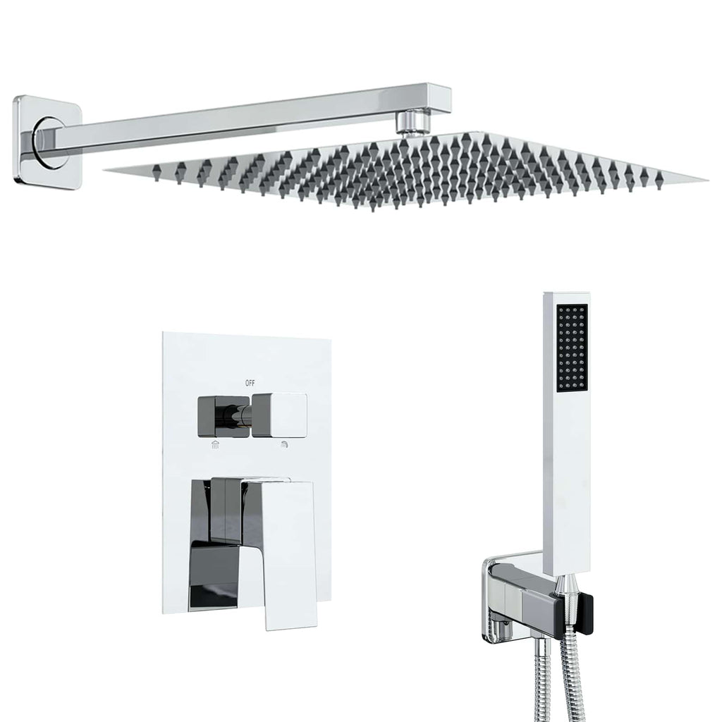 Verborgenes Duschsystem (Quadrat) Silber Edelstahl 201 – Bild 2