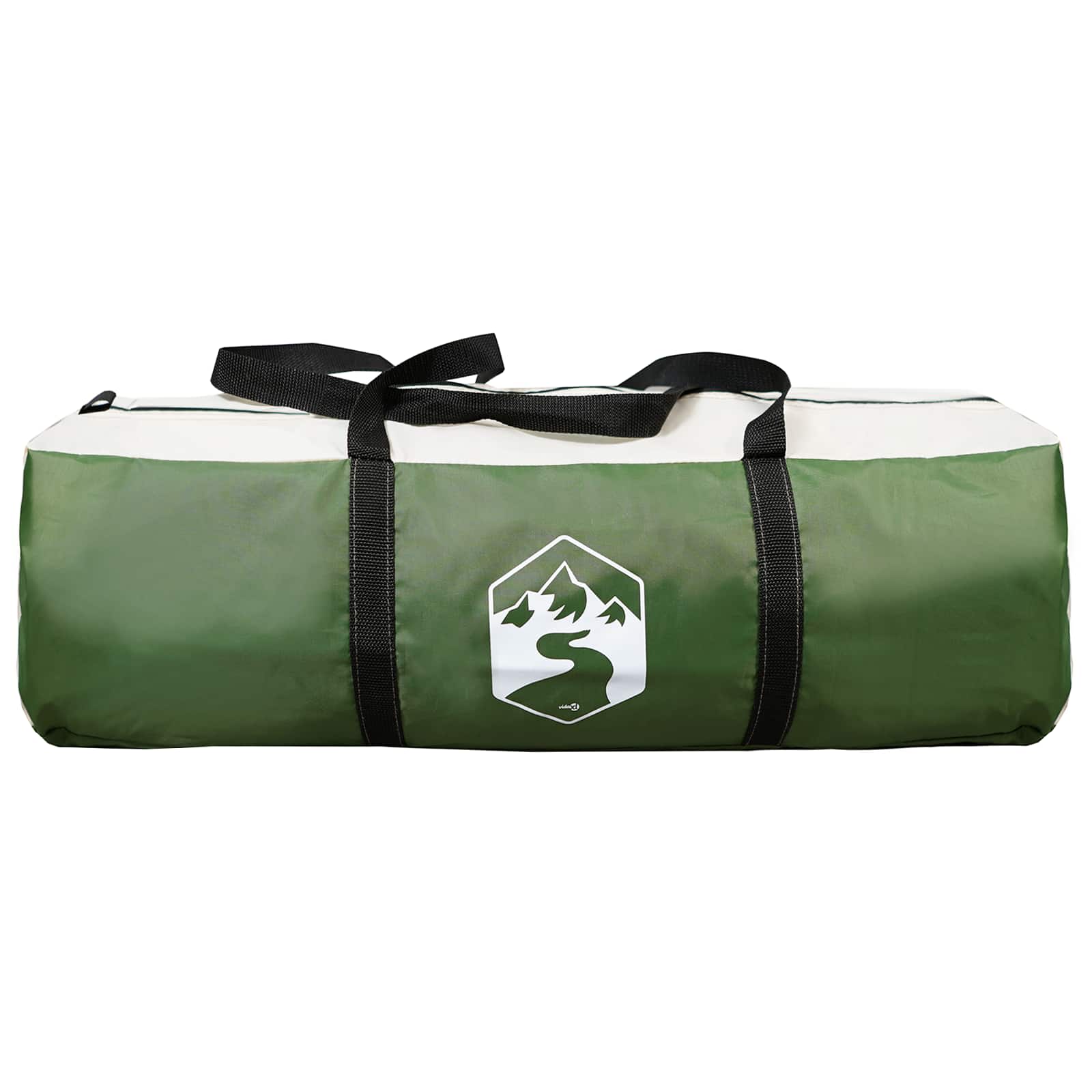 Hütten-Zelt mit Dach Grün 210 x 210 x 138 cm Polyester – Bild 8