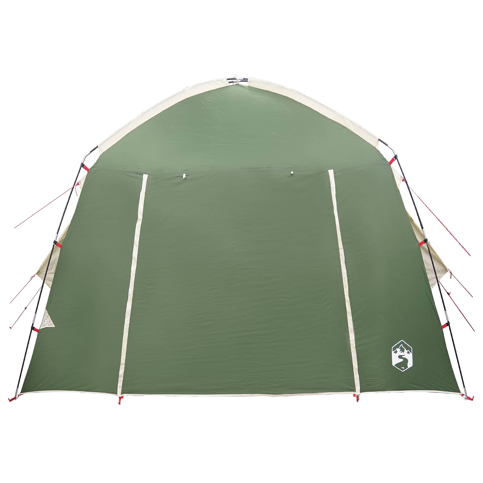 Hütten-Zelt mit Dach Grün 210 x 210 x 138 cm Polyester – Bild 5