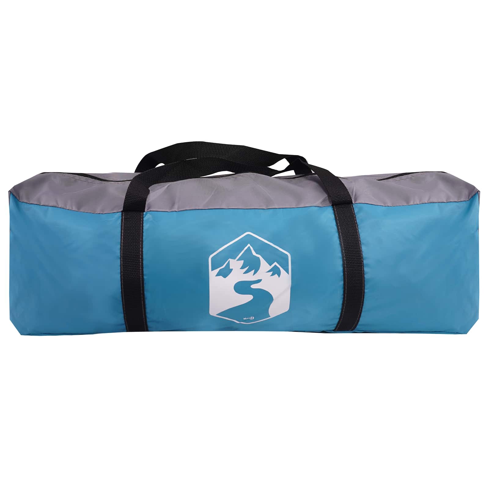 Hütten-Zelt mit Dach Blau 210 x 210 x 138 cm Polyester – Bild 8