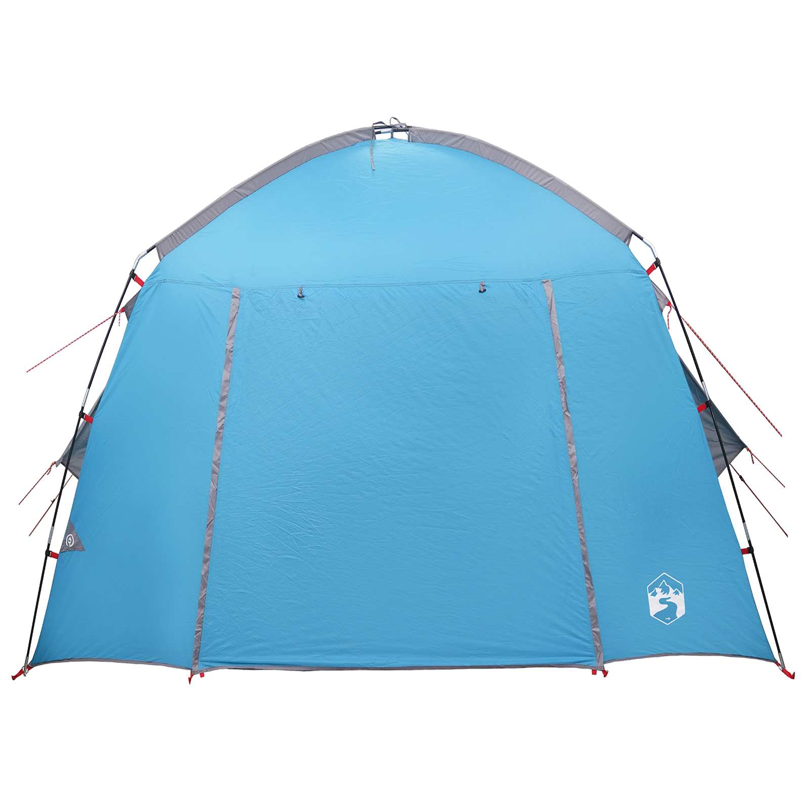 Hütten-Zelt mit Dach Blau 210 x 210 x 138 cm Polyester – Bild 5