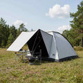 Campingzelt mit Dach Weiß Blackout 275 x 215 x 125 cm