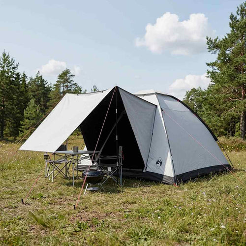 Campingzelt mit Dach Weiß Blackout 275 x 215 x 125 cm