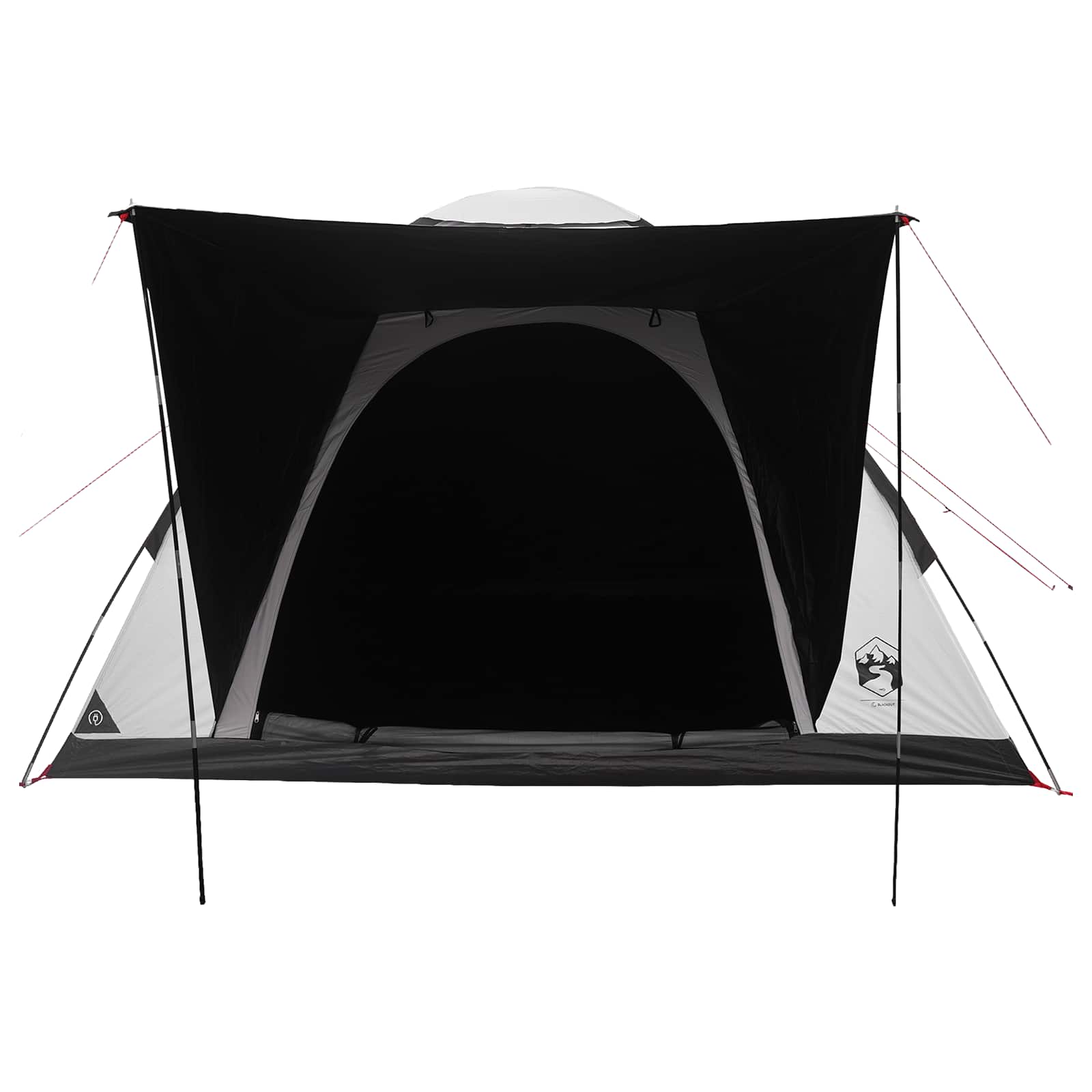 Campingzelt mit Dach Weiß Blackout 275 x 215 x 125 cm – Bild 4