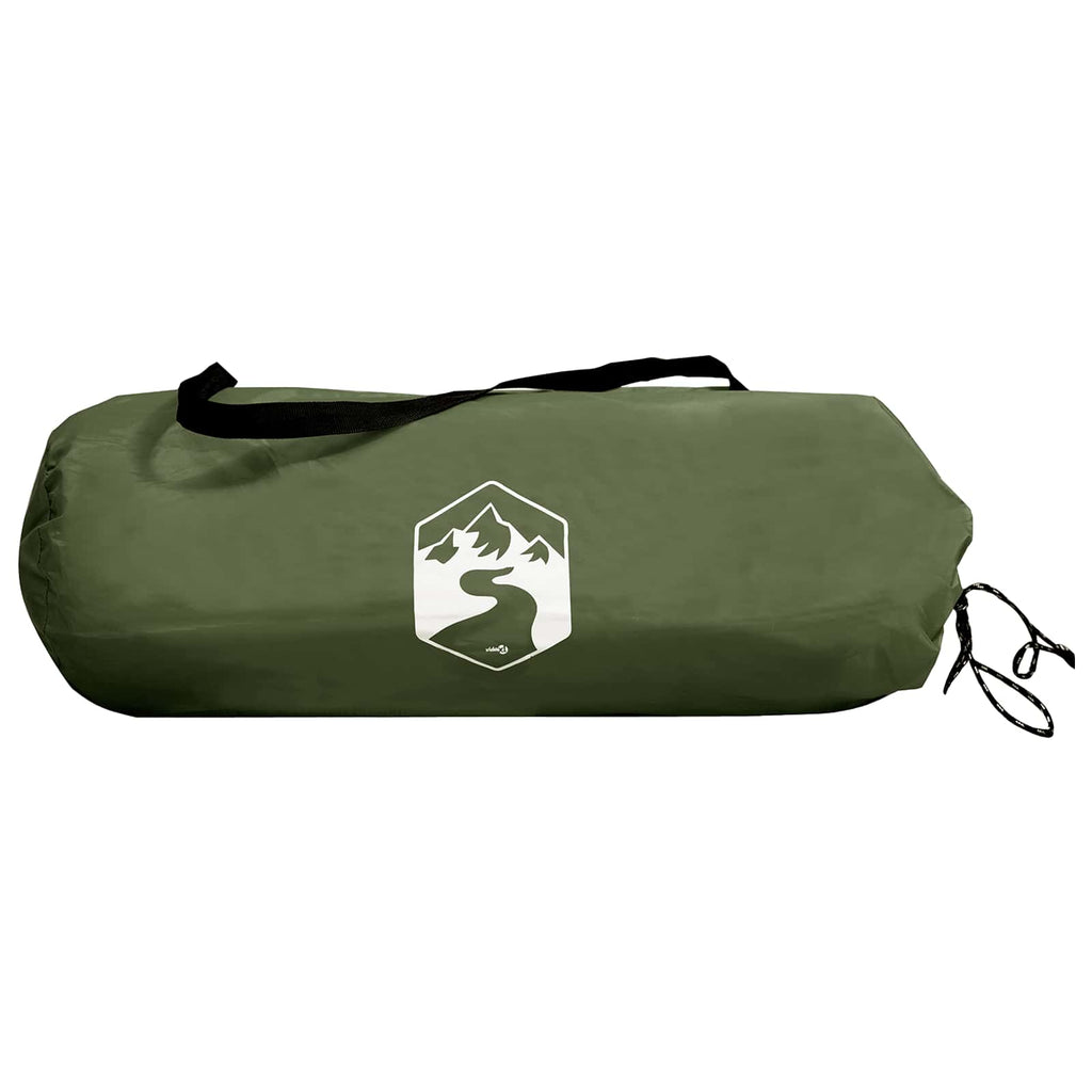 Tunnelzelt Olive Grün 410 x 175 x 105 cm Polyester und Stahl – Bild 8