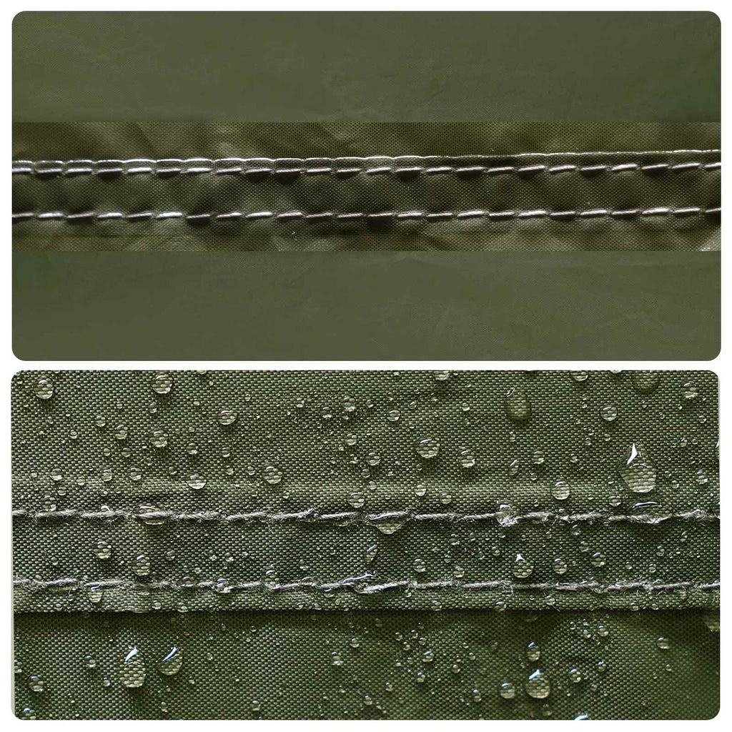 Tunnelzelt Olive Grün 410 x 175 x 105 cm Polyester und Stahl – Bild 11