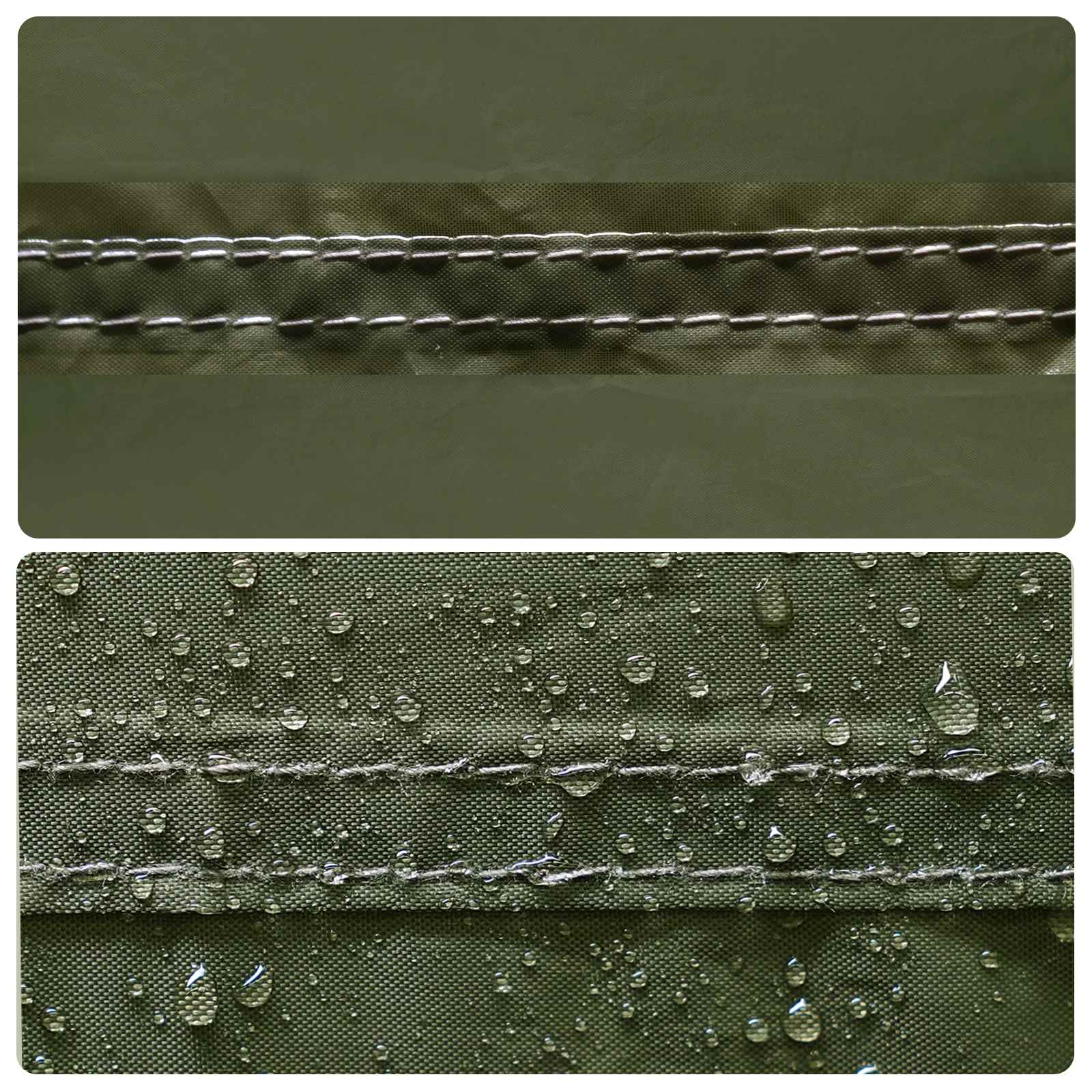 Tunnelzelt Olive Grün 410 x 175 x 105 cm Polyester und Stahl – Bild 11