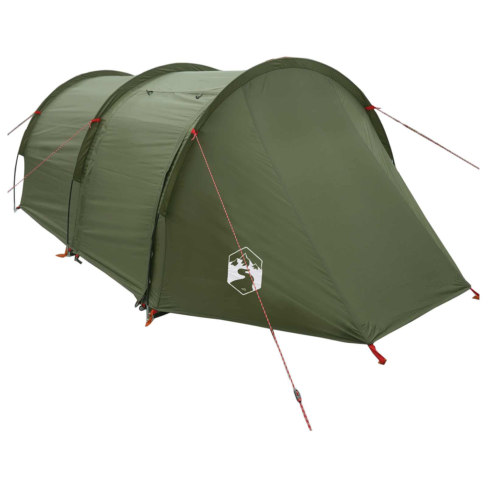 Tunnelzelt Olive Grün 410 x 175 x 105 cm Polyester und Stahl – Bild 3